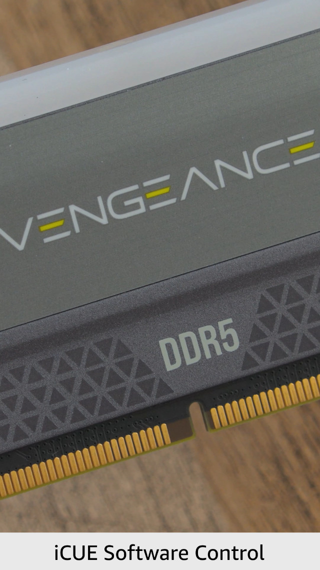 CORSAIR Vengeance RGB DDR5 RAM 32GB (2x16GB) 6400MHz CL36-48-48